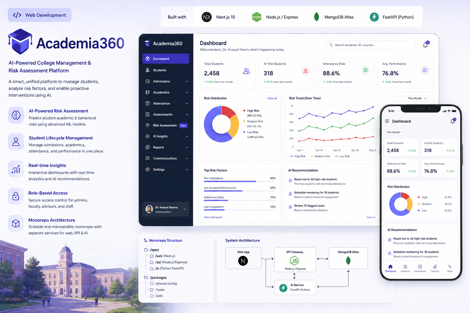 Web development project